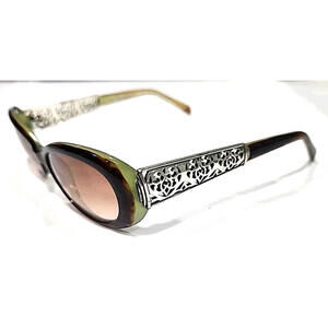 Brighton Symphony Small Brown Oval Sunglasses 52-17 135 Read